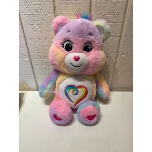 Care Bears Rainbow Heart Unlock the Magic Togetherness 14in Bear Plush Toy